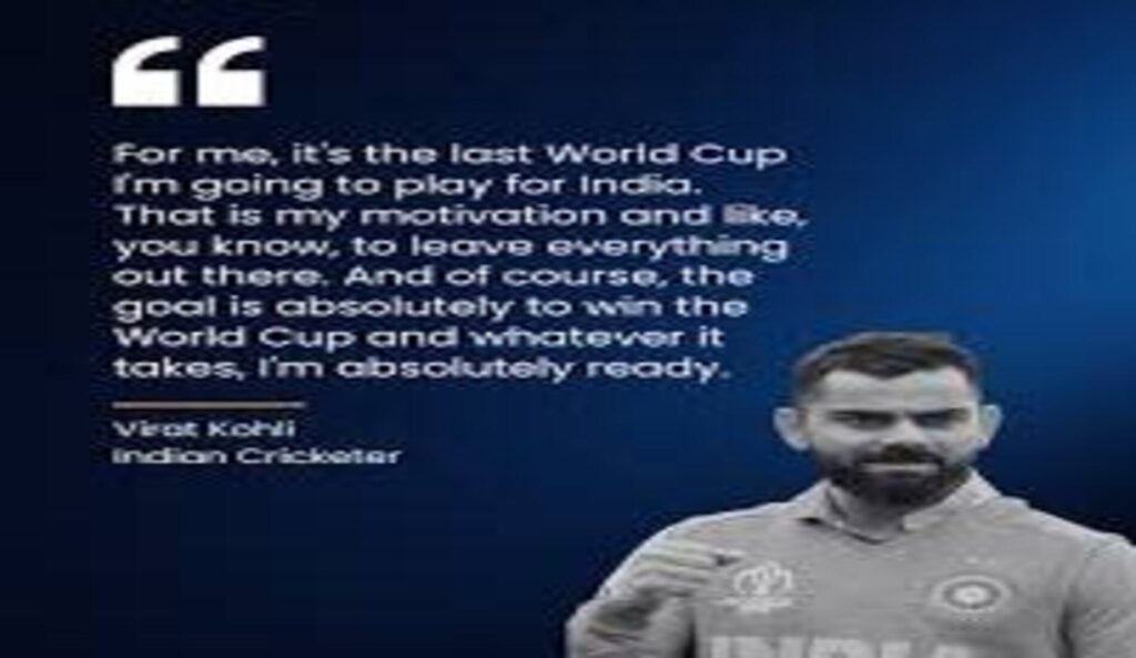 Virat Kohli confirms the 2027 World Cup will be his last for India
