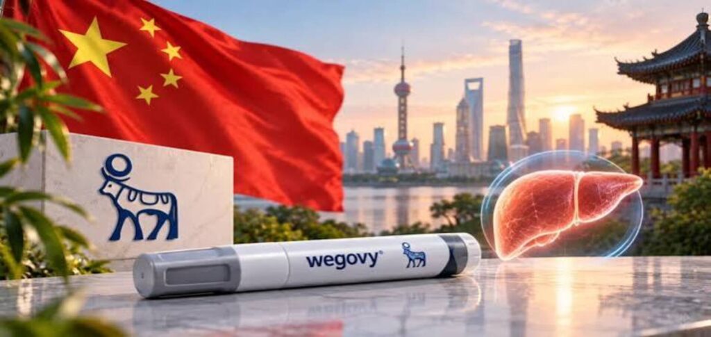 Wegovy MASH treatment and Novo Nordisk drug for metabolic liver disease in China